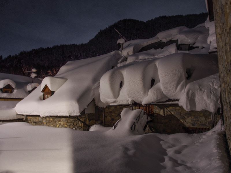 La zona amb més neu del Pirineu (Banys de Tredòs)