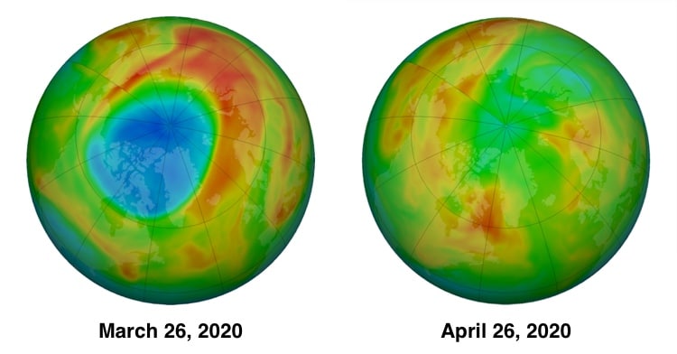 MeteoArticle: el gran forat de la capa d’ozó a l’Àrtic s’ha tancat